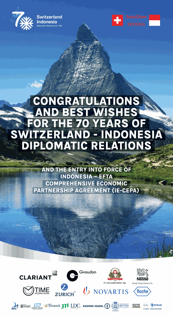 The 70th Anniversary of Switzerland-Indonesia Diplomatic Relations