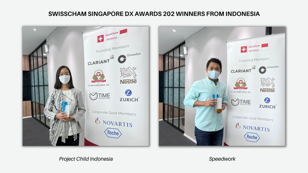 Winners from Indonesia - SwissCham Singapore DX Awards 2021